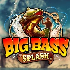 Big Bass Splash online game logo by Pragmatic Play on afkspins.eu