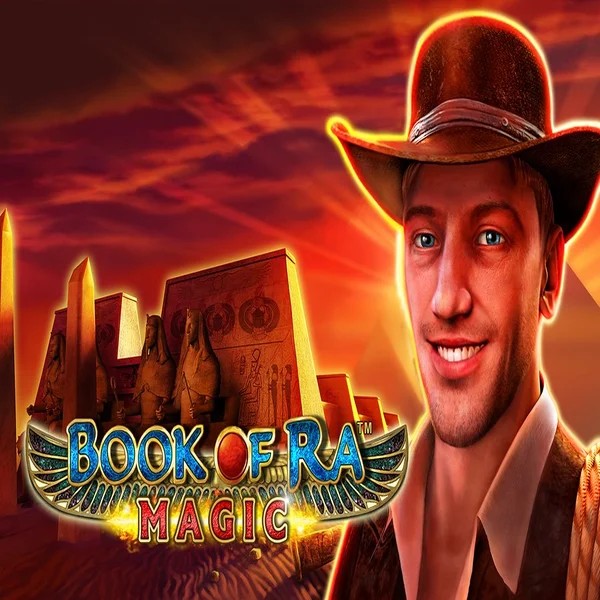 Book of Ra Magic logo – Slots by Greentube at Afkspin Casino