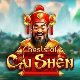 Chests of Cai Shen online game logo by Pragmatic Play on afkspins.eu