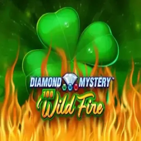 Diamond Mystery 100 Wild Fire slot icon by Greentube, available at Afkspin Casino