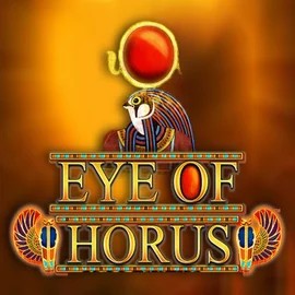 Eye of Horus slot logo by RTG (Reel Time Gaming) at Afkspin Casino