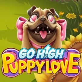 Go High Puppy Love online game logo by RubyPlay on afkspins.eu