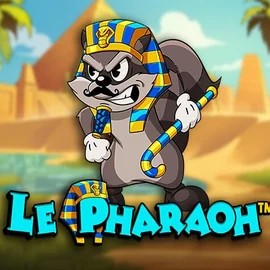 Le Pharaoh slot logo by Hacksaw Gaming at Afkspin Casino