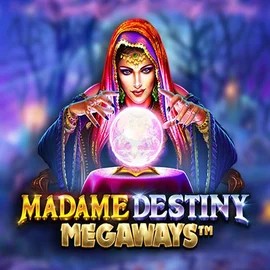 Madame Destiny Megaways logo by Pragmatic Play Afkspin Casino