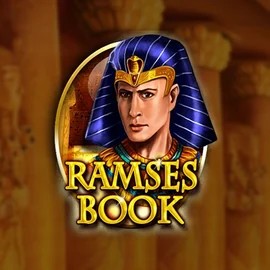Ramses Book Deluxe slot logo by Gamomat at Afkspin Casino