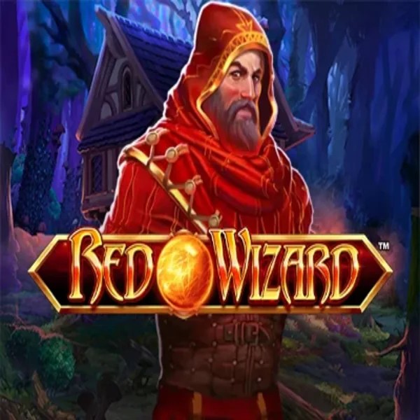Red Wizard slot logo by Rarestone Gaming at Afkspin Casino