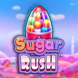 Sugar Rush logo by Pragmatic Play at Afkspin Casino